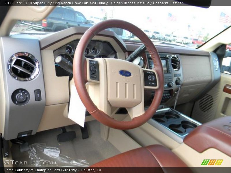 Dashboard of 2012 F350 Super Duty King Ranch Crew Cab 4x4 Dually