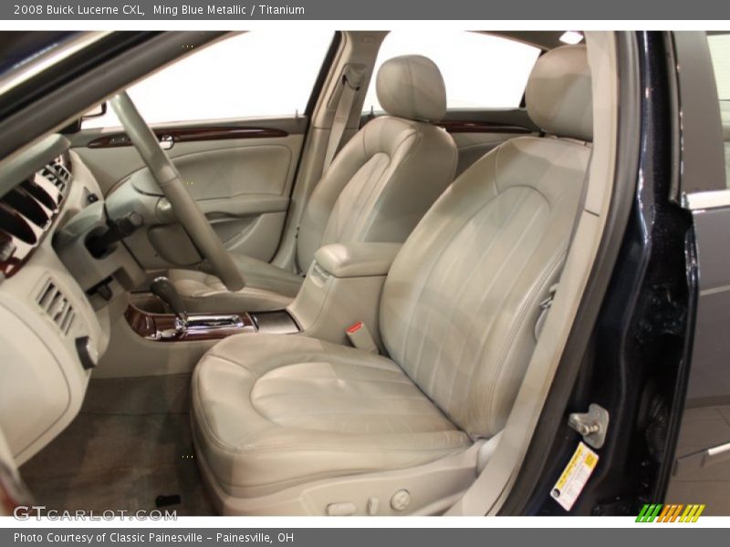 Ming Blue Metallic / Titanium 2008 Buick Lucerne CXL