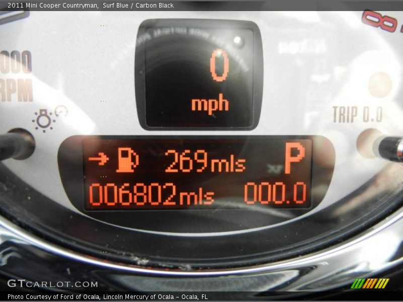 Surf Blue / Carbon Black 2011 Mini Cooper Countryman