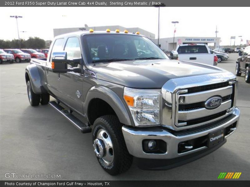 Front 3/4 View of 2012 F350 Super Duty Lariat Crew Cab 4x4 Dually