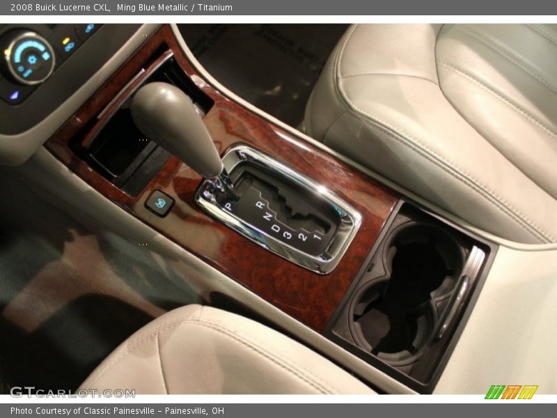 Ming Blue Metallic / Titanium 2008 Buick Lucerne CXL