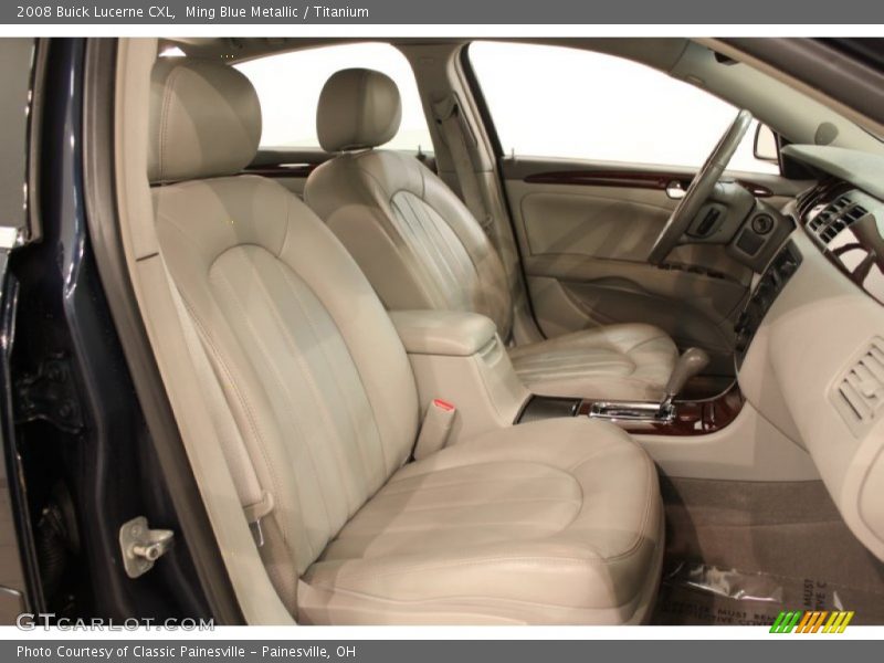 Ming Blue Metallic / Titanium 2008 Buick Lucerne CXL