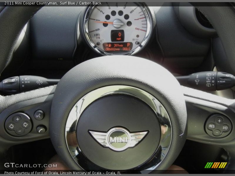 Surf Blue / Carbon Black 2011 Mini Cooper Countryman