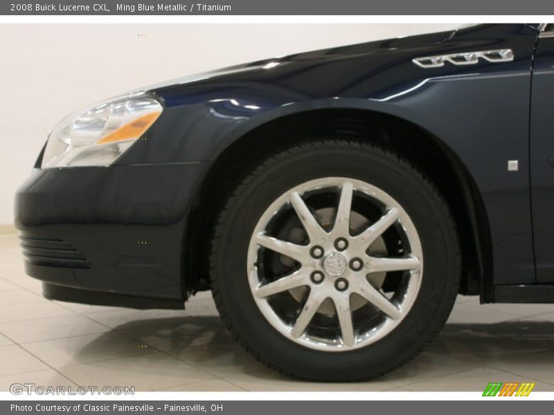 Ming Blue Metallic / Titanium 2008 Buick Lucerne CXL