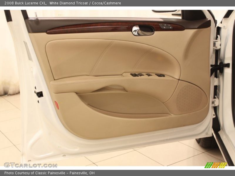 White Diamond Tricoat / Cocoa/Cashmere 2008 Buick Lucerne CXL