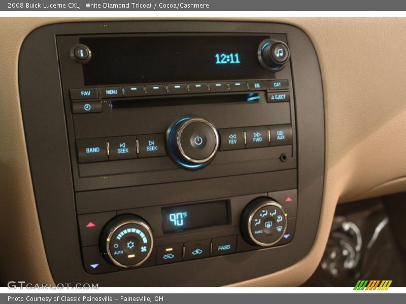 White Diamond Tricoat / Cocoa/Cashmere 2008 Buick Lucerne CXL