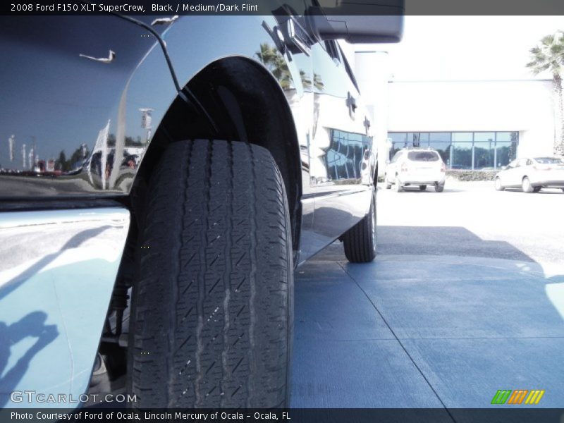 Black / Medium/Dark Flint 2008 Ford F150 XLT SuperCrew