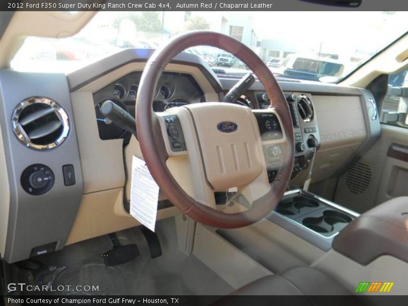 Autumn Red / Chaparral Leather 2012 Ford F350 Super Duty King Ranch Crew Cab 4x4