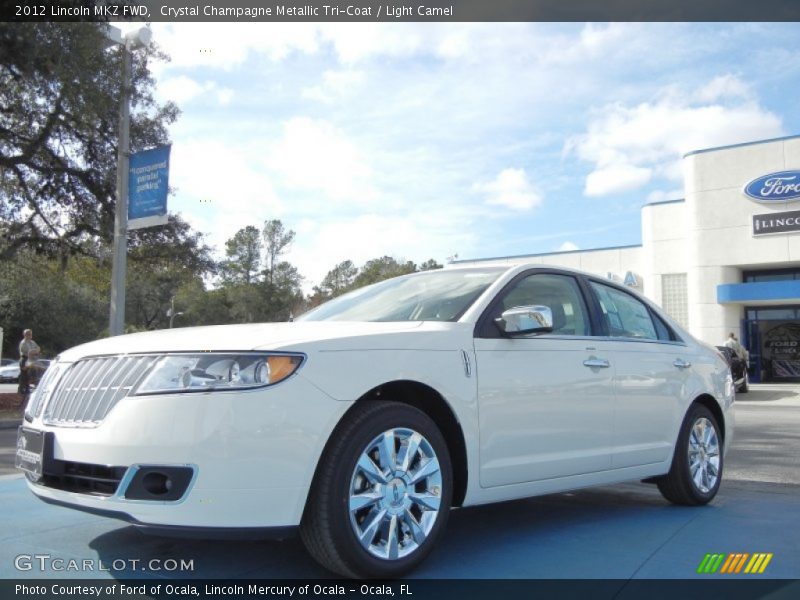 Front 3/4 View of 2012 MKZ FWD