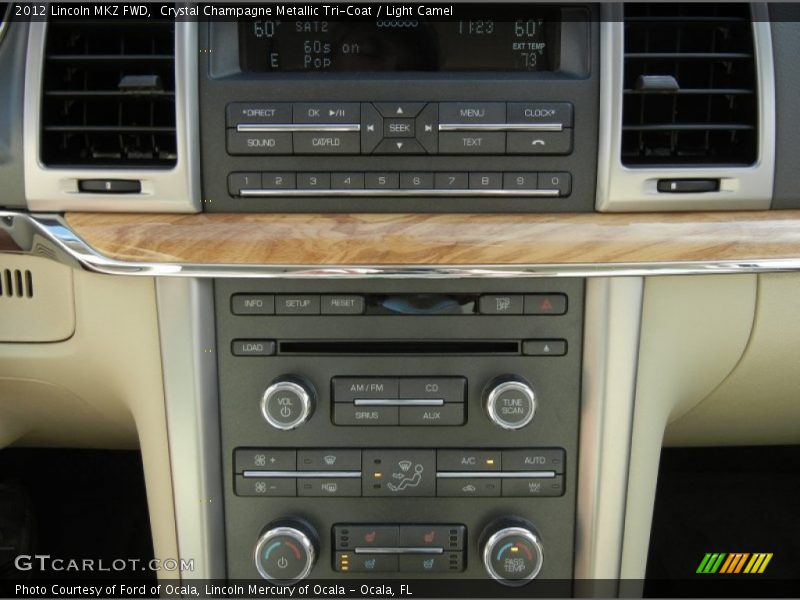 Controls of 2012 MKZ FWD