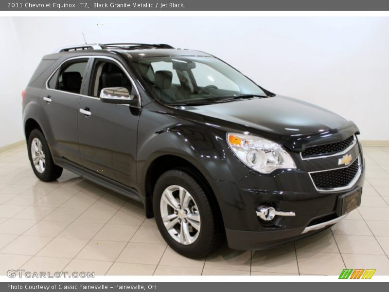 Black Granite Metallic / Jet Black 2011 Chevrolet Equinox LTZ