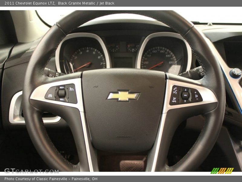 Black Granite Metallic / Jet Black 2011 Chevrolet Equinox LTZ