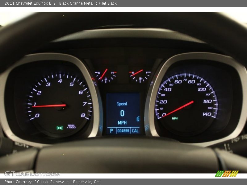 Black Granite Metallic / Jet Black 2011 Chevrolet Equinox LTZ