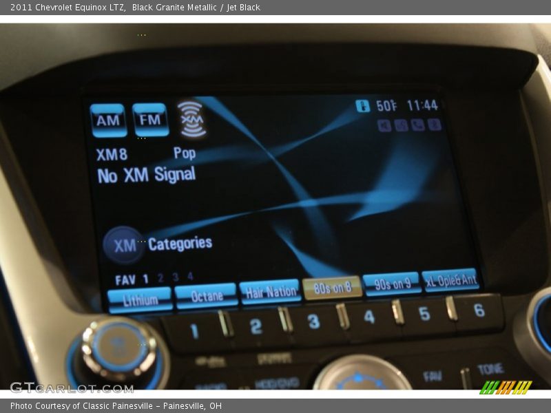 Black Granite Metallic / Jet Black 2011 Chevrolet Equinox LTZ