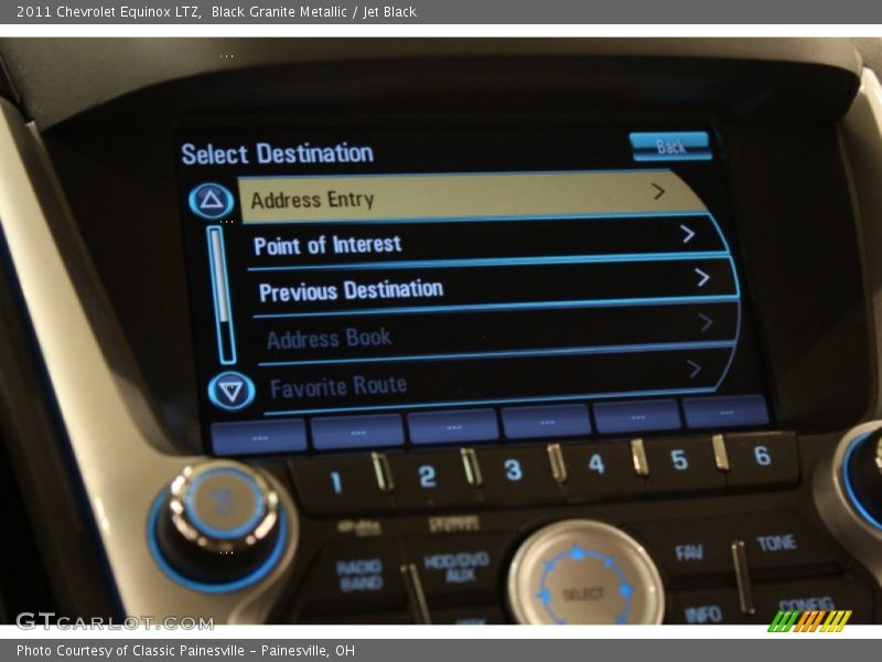 Black Granite Metallic / Jet Black 2011 Chevrolet Equinox LTZ