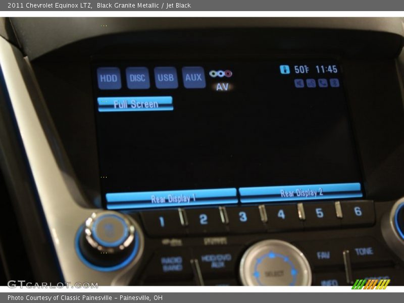 Black Granite Metallic / Jet Black 2011 Chevrolet Equinox LTZ