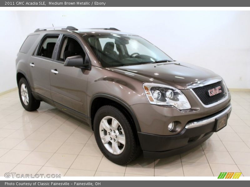 Medium Brown Metallic / Ebony 2011 GMC Acadia SLE