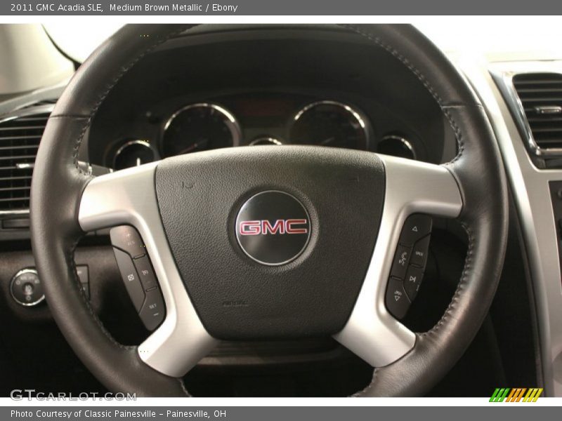 Medium Brown Metallic / Ebony 2011 GMC Acadia SLE