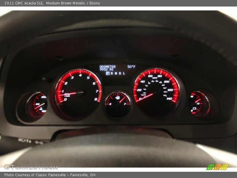 Medium Brown Metallic / Ebony 2011 GMC Acadia SLE
