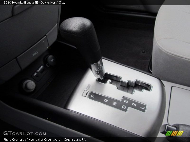 Quicksilver / Gray 2010 Hyundai Elantra SE