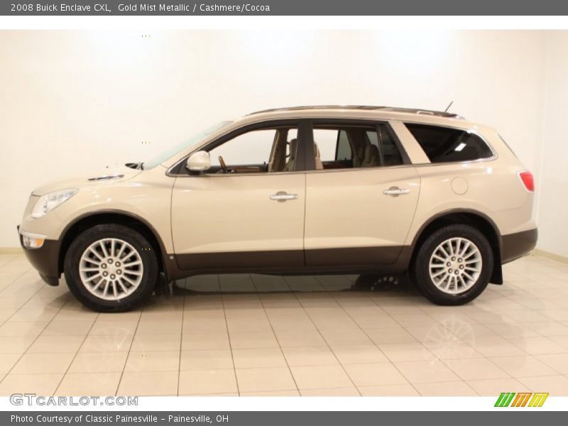 Gold Mist Metallic / Cashmere/Cocoa 2008 Buick Enclave CXL