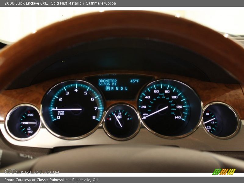 Gold Mist Metallic / Cashmere/Cocoa 2008 Buick Enclave CXL