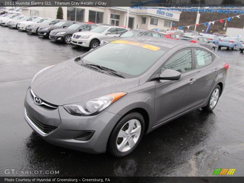 Titanium Gray Metallic / Gray 2011 Hyundai Elantra GLS