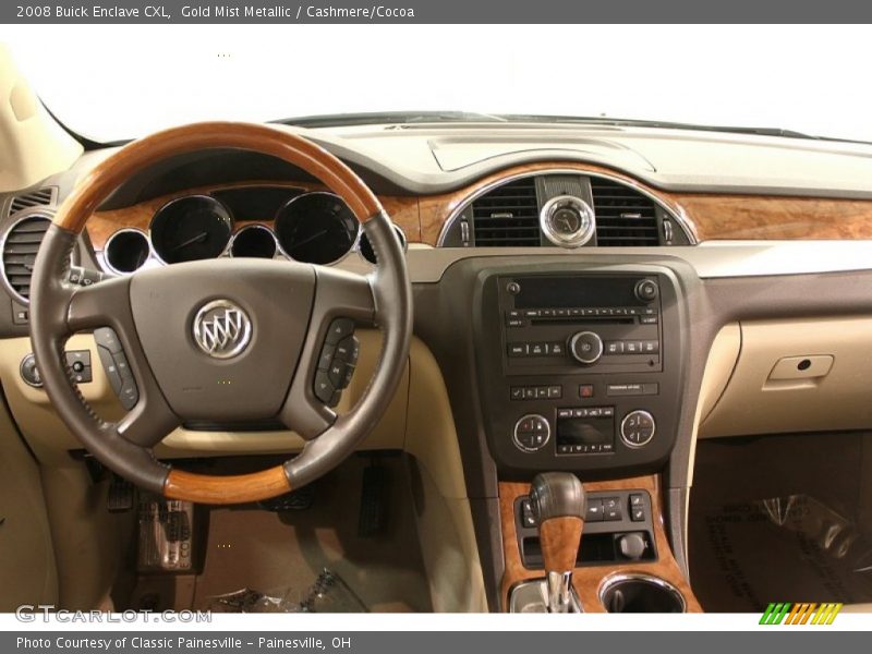 Gold Mist Metallic / Cashmere/Cocoa 2008 Buick Enclave CXL