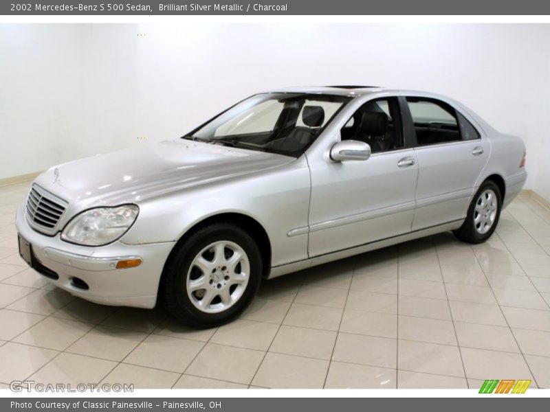 Brilliant Silver Metallic / Charcoal 2002 Mercedes-Benz S 500 Sedan