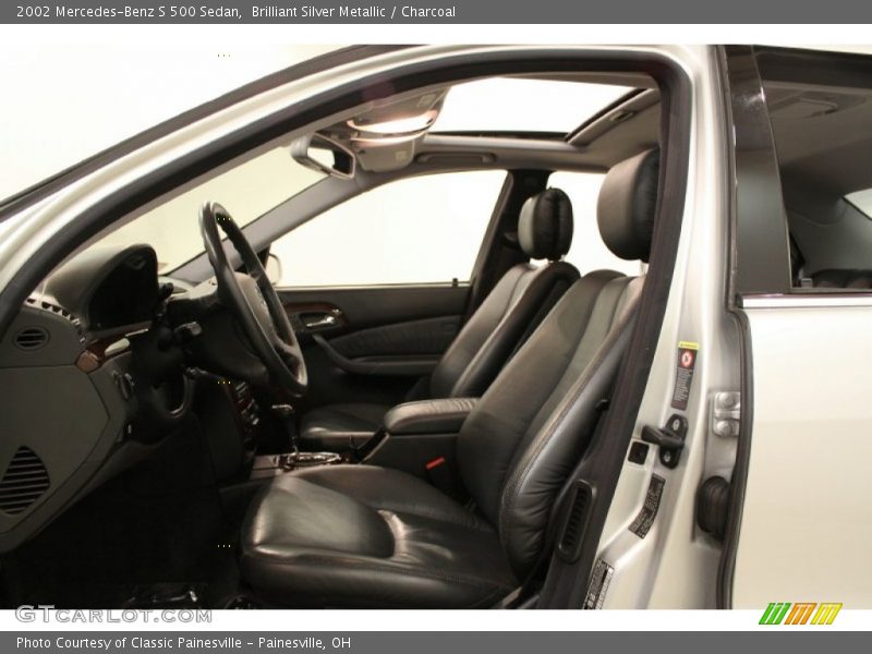Brilliant Silver Metallic / Charcoal 2002 Mercedes-Benz S 500 Sedan