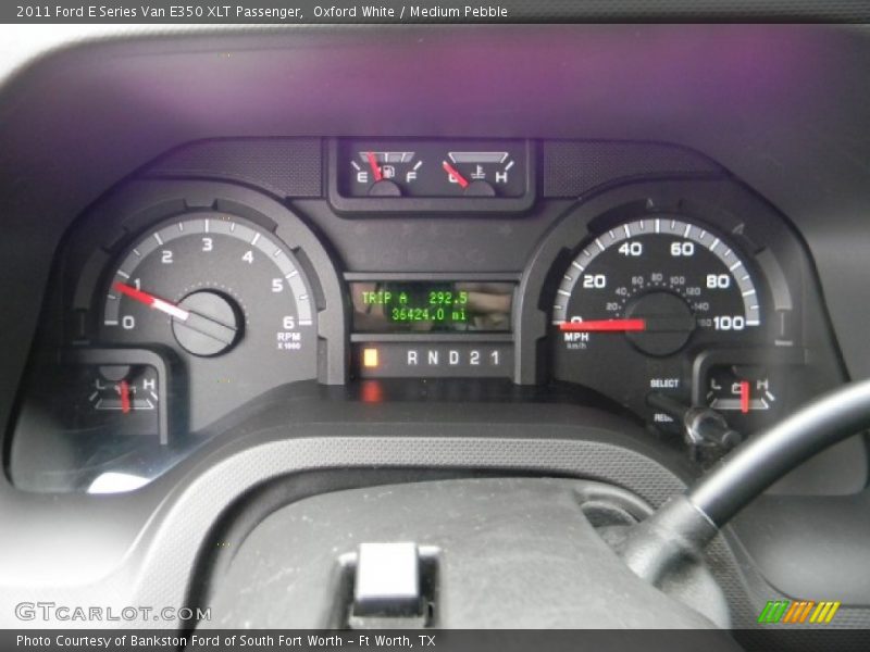 2011 E Series Van E350 XLT Passenger E350 XLT Passenger Gauges