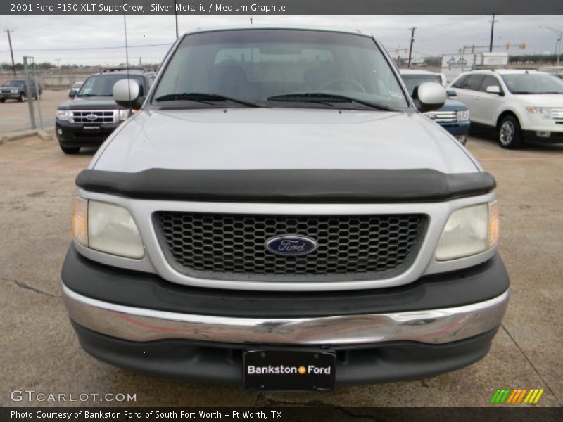 Silver Metallic / Medium Graphite 2001 Ford F150 XLT SuperCrew
