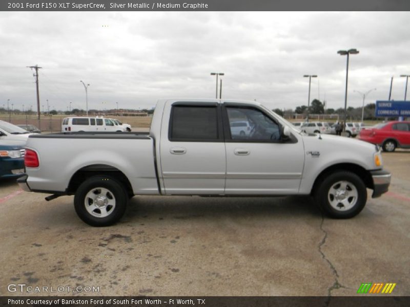 Silver Metallic / Medium Graphite 2001 Ford F150 XLT SuperCrew