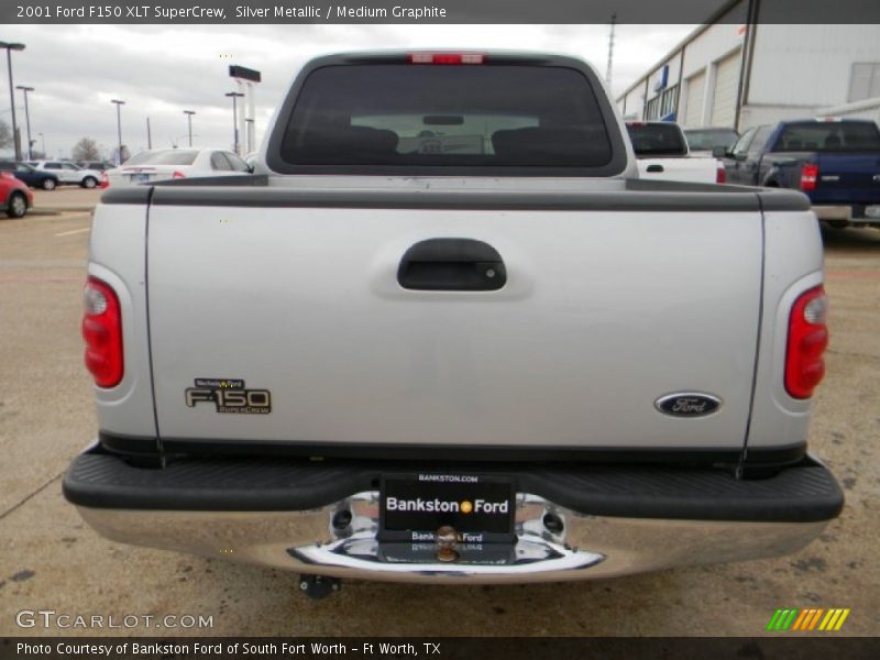 Silver Metallic / Medium Graphite 2001 Ford F150 XLT SuperCrew