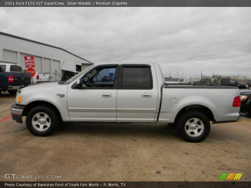 Silver Metallic / Medium Graphite 2001 Ford F150 XLT SuperCrew