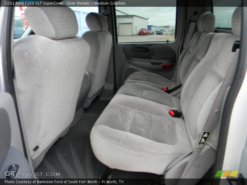 Silver Metallic / Medium Graphite 2001 Ford F150 XLT SuperCrew