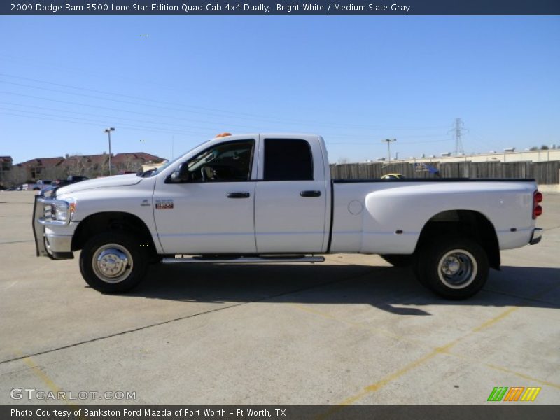  2009 Ram 3500 Lone Star Edition Quad Cab 4x4 Dually Bright White