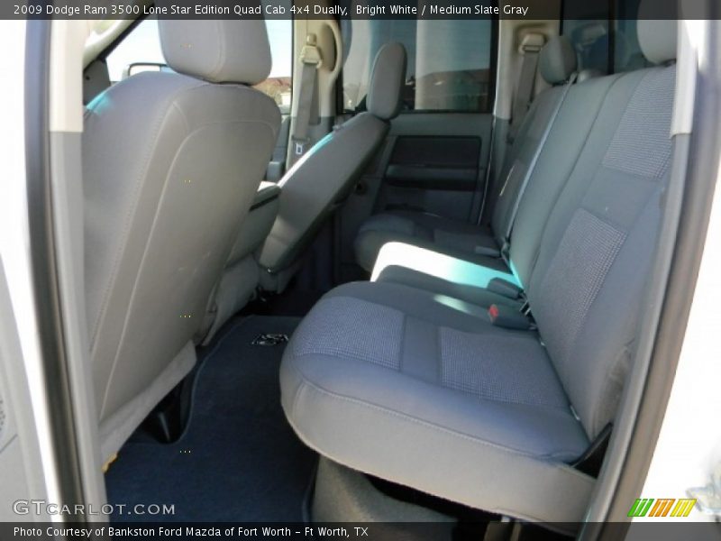 Bright White / Medium Slate Gray 2009 Dodge Ram 3500 Lone Star Edition Quad Cab 4x4 Dually