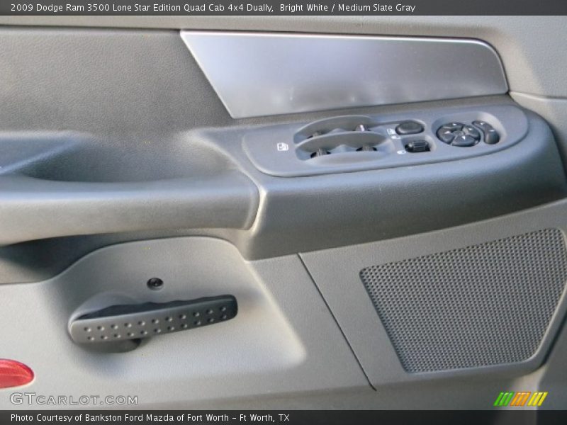 Bright White / Medium Slate Gray 2009 Dodge Ram 3500 Lone Star Edition Quad Cab 4x4 Dually