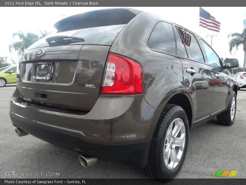 Earth Metallic / Charcoal Black 2011 Ford Edge SEL