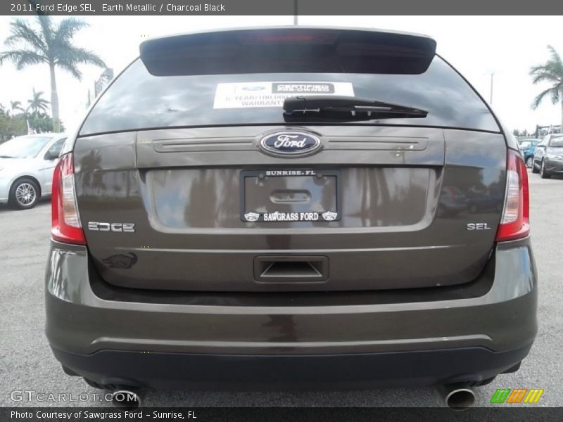 Earth Metallic / Charcoal Black 2011 Ford Edge SEL