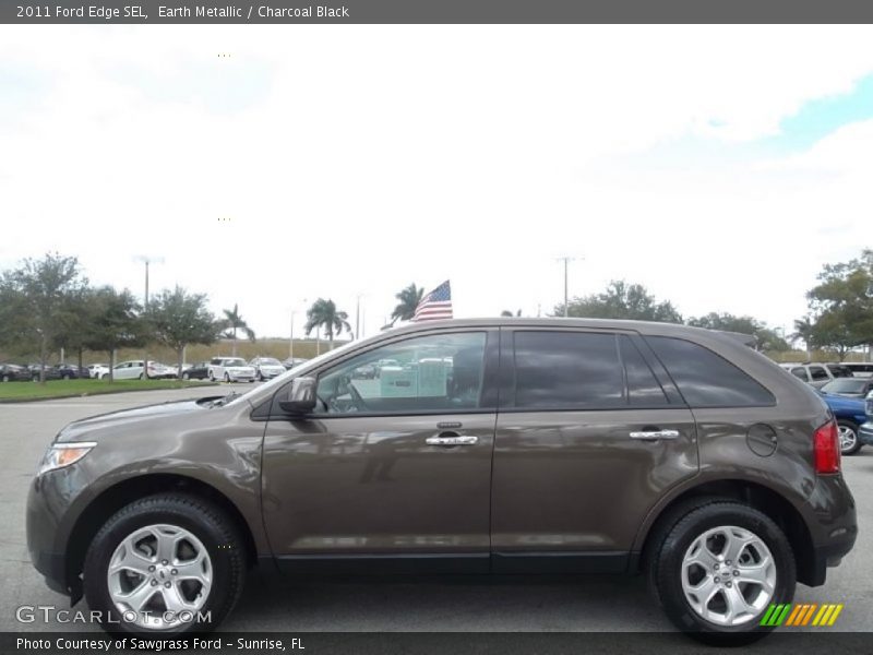 Earth Metallic / Charcoal Black 2011 Ford Edge SEL