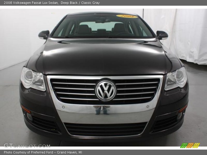 Deep Black / Classic Gray 2008 Volkswagen Passat Lux Sedan