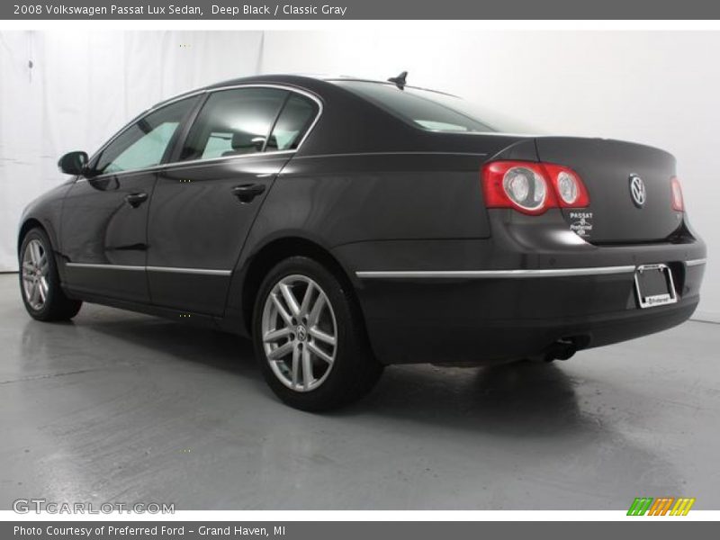 Deep Black / Classic Gray 2008 Volkswagen Passat Lux Sedan
