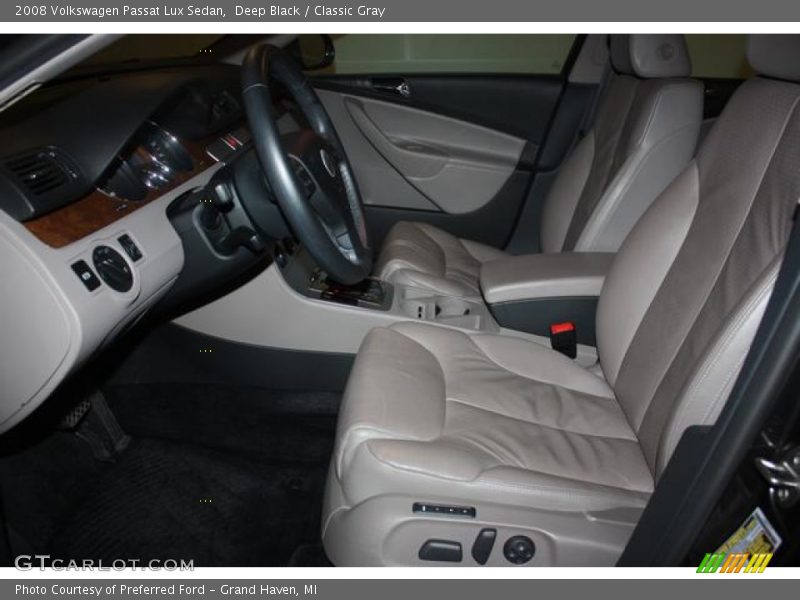 Deep Black / Classic Gray 2008 Volkswagen Passat Lux Sedan