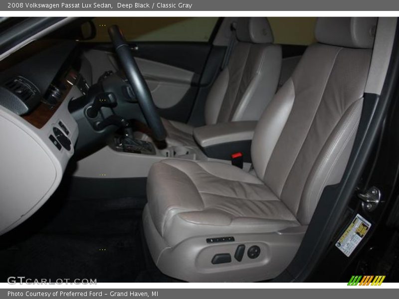 Deep Black / Classic Gray 2008 Volkswagen Passat Lux Sedan