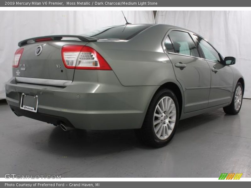 Moss Metallic / Dark Charcoal/Medium Light Stone 2009 Mercury Milan V6 Premier