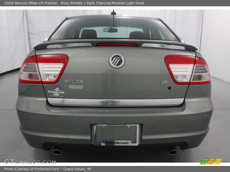 Moss Metallic / Dark Charcoal/Medium Light Stone 2009 Mercury Milan V6 Premier