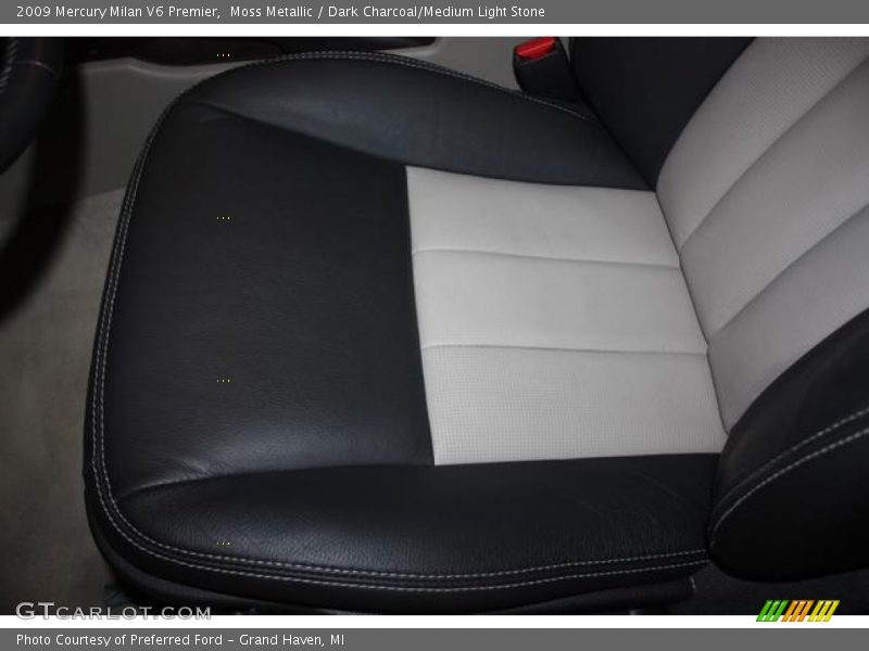 Moss Metallic / Dark Charcoal/Medium Light Stone 2009 Mercury Milan V6 Premier
