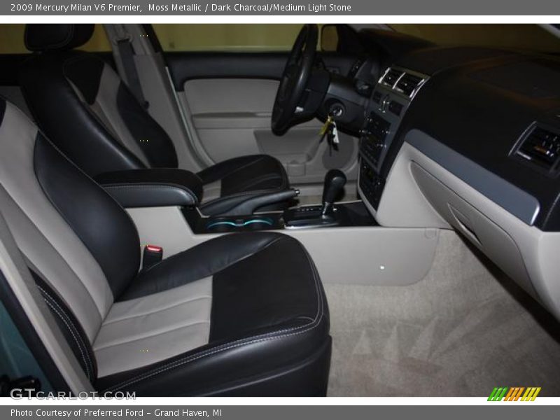 Moss Metallic / Dark Charcoal/Medium Light Stone 2009 Mercury Milan V6 Premier